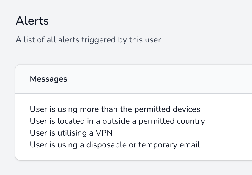 Inbox user interface