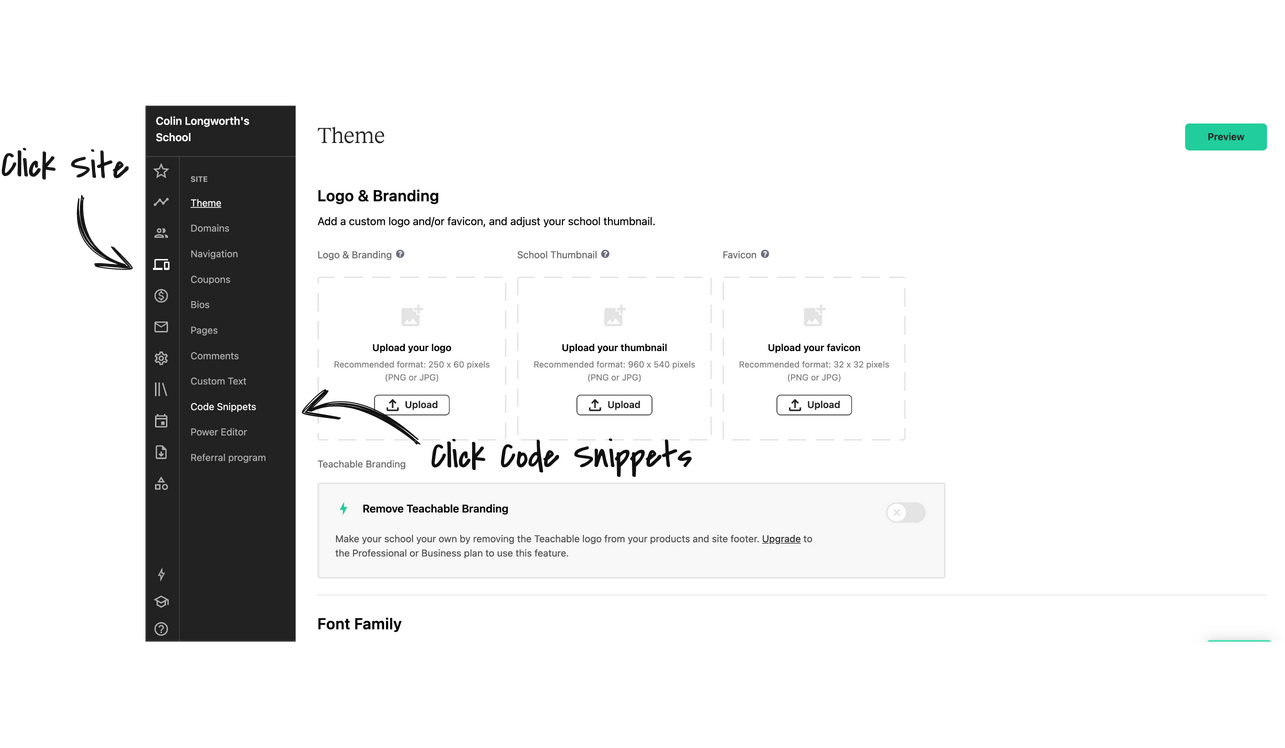Inbox user interface